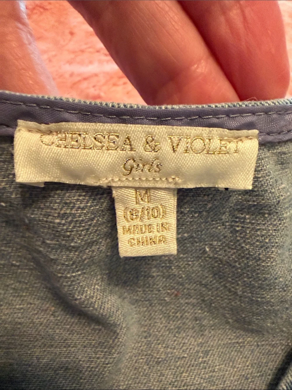 Chelsea & Violet sleeveless denim